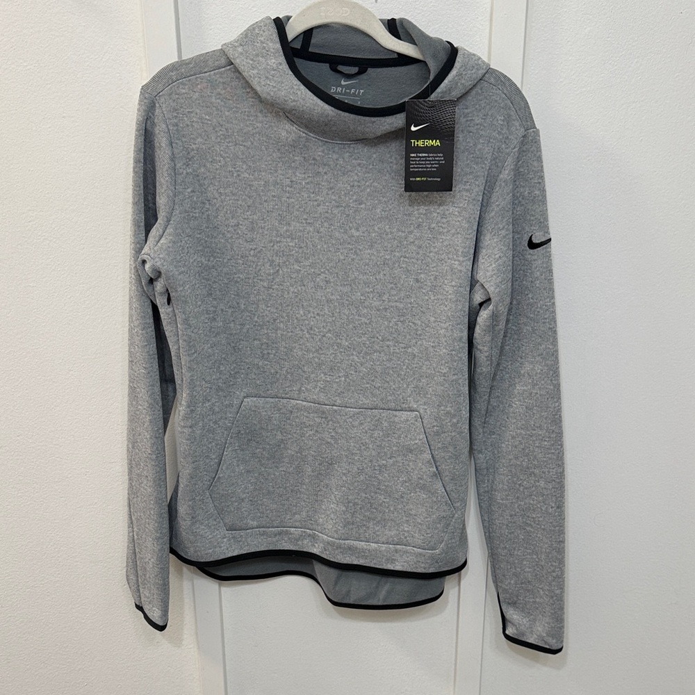 Nike Heather Gray Therma Pullover